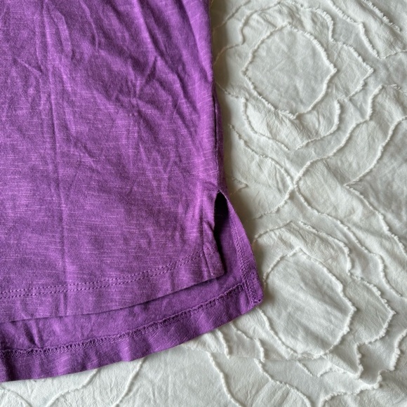 Zella Purple Sleeveless Relaxed Tank Top - Picture 3 of 6